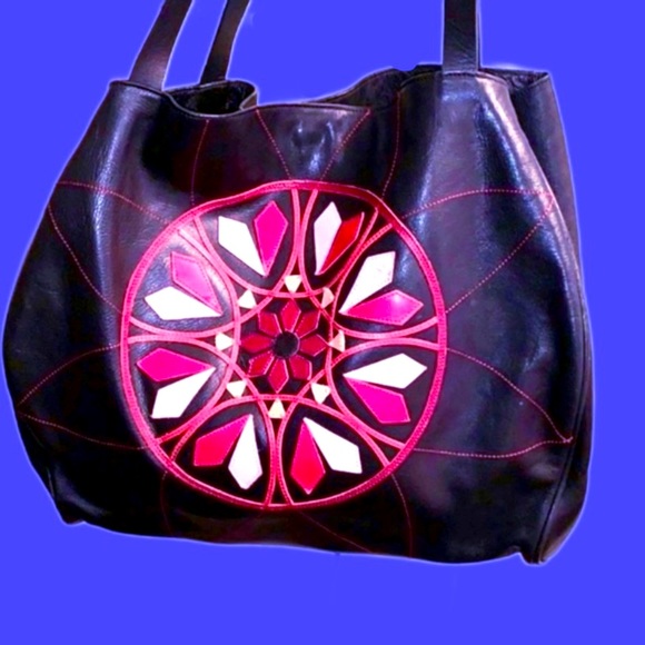 DONNA KAREN Platinum Collection Butter Soft Fine Leather Tote - Picture 1 of 16